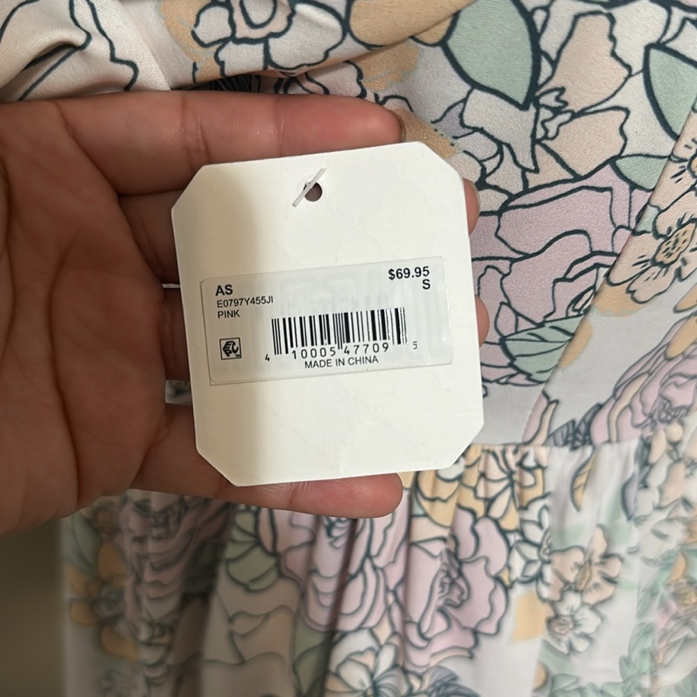 New with tags Altar'd State Bristol Puff Sleeve  Floral Print Women's Dress ✨✨👗 - Picture 5 of 8